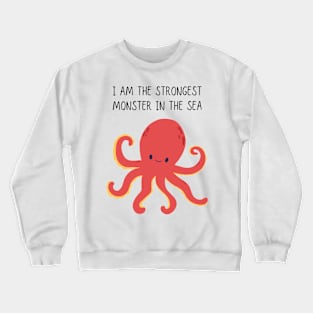 Cute Octopus Design Crewneck Sweatshirt